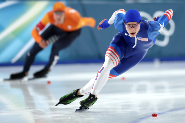 冰上速滑風馳電掣 美天才選手冬奧再奪金
