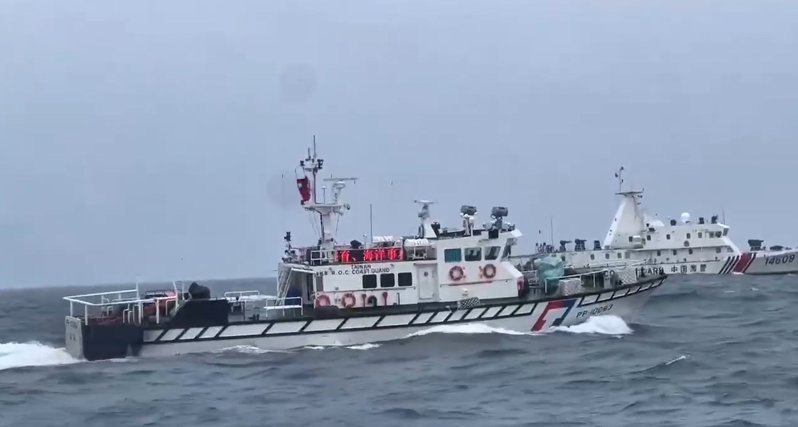 中共4海警船侵擾金門水域 遭台海巡監控驅離