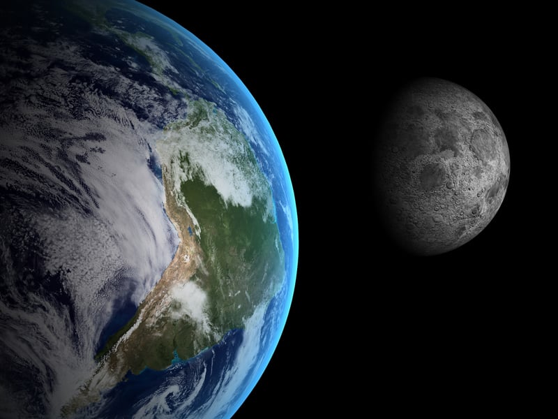 神秘天體在地球附近繞行 或是月球碎片