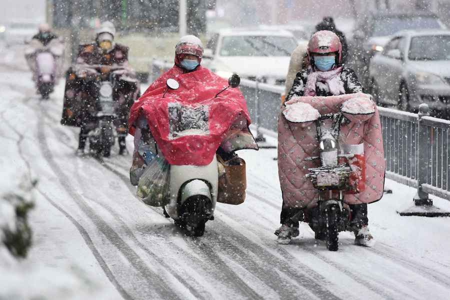 【圖輯】15年來最強雨雪天氣襲擊中國