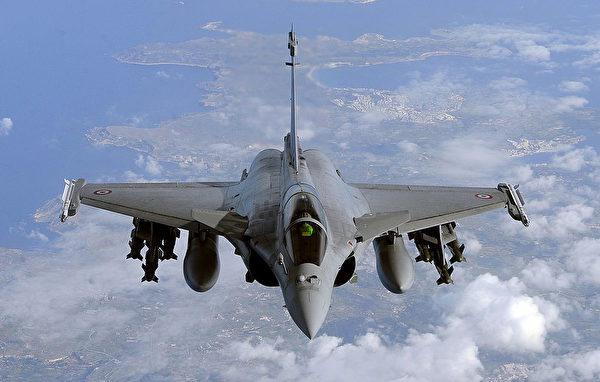 法國的疾風（Rafale）戰鬥機。（Gerard Julien/AFP via Getty Images）