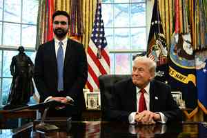 特朗普白宮會見候任市長曼達尼 求同存異