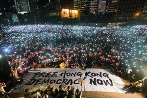 香港抗爭活動持續 「連儂牆」遍地開花
