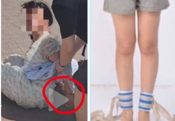 被醫護當街用手銬帶走 河南女大喊救命引關注