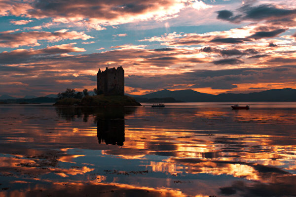 史上英格蘭類入圍名單。多米尼克‧艾勒特（Dominic Ellett ）——斯塔爾克阿平阿基爾蘇格蘭城堡 （Castle Stalke Appin Argyll Scotland）。（多米尼克‧艾勒特提供）