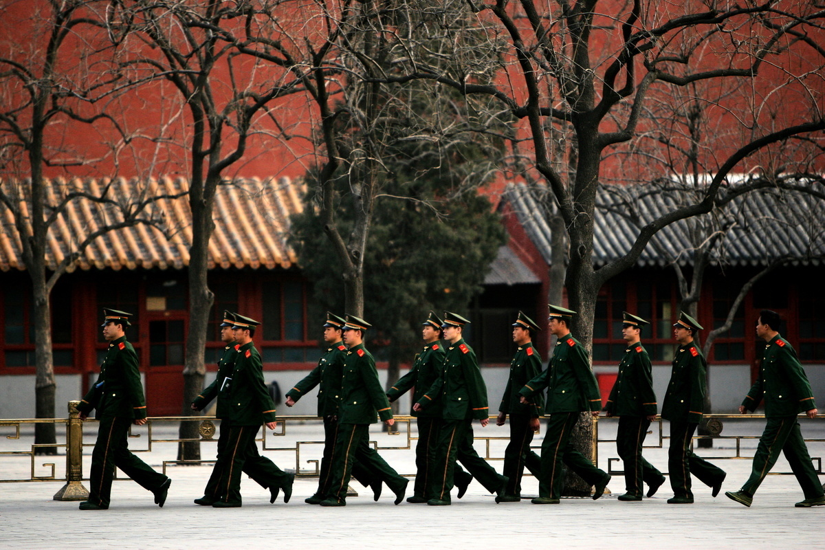 圖為中共軍隊資料照。（China Photos/Getty Images）
