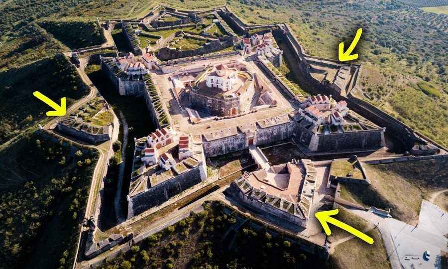 【圖輯】中世紀城堡防禦工事升級成為星形要塞