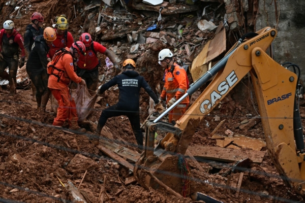 巴西遭暴雨襲擊 至少25死43失蹤