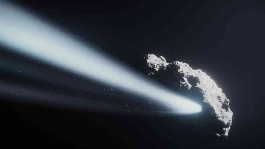 天文學家首次偵測到彗星自轉方向逆轉