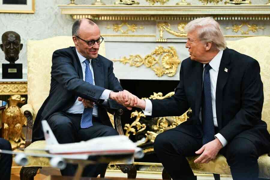 特朗普會見默茨：德國支持美以打擊伊朗