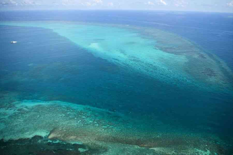 衛星圖像曝中共在南海設屏障 擋黃岩島入口