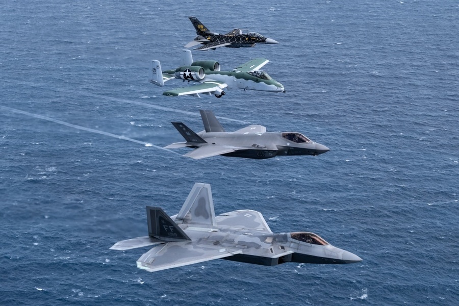 和中共空中對決 美空軍選定四款傑出戰機