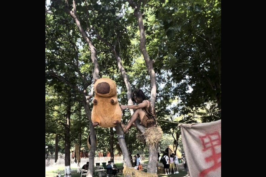 中國大學生兼職當「野人」：投餵太多吃不下