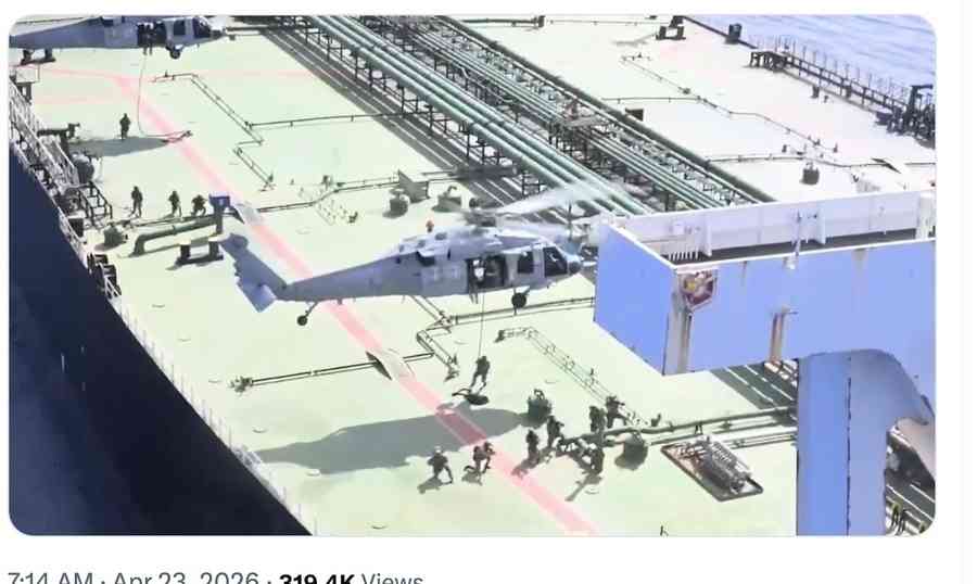 駛往中國的伊朗油輪在印度洋被美軍攔截