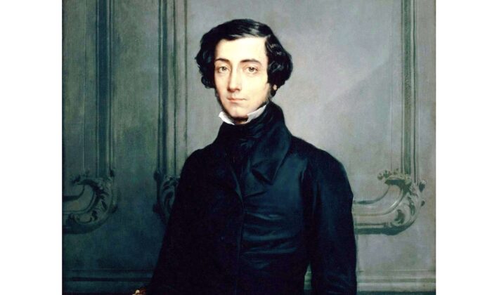 1850年泰奧多爾·夏塞留（Theodore Chasseriau）繪製的「亞歷克西斯·德·托克維爾肖像（Alexis de Tocqueville）」。（公共領域）