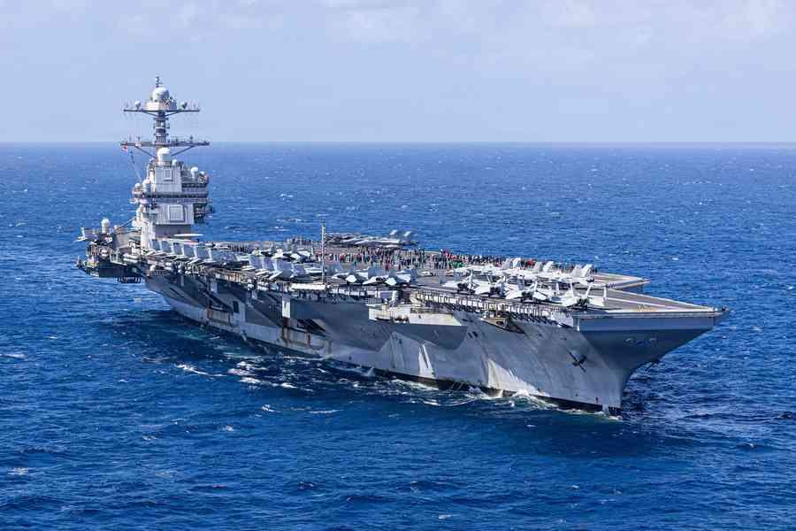 福特號航母抵希臘戰略港口 釋何訊號