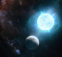 新發現奇異小白矮星 小如月球比太陽還重