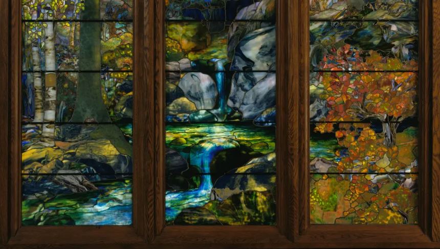 紐約秋景：Tiffany Studio的絕美彩色玻璃