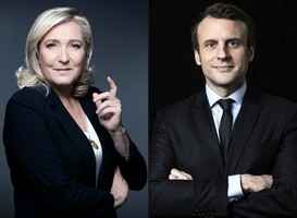 法國大選首輪投票 馬克龍勒龐將有資格入決選