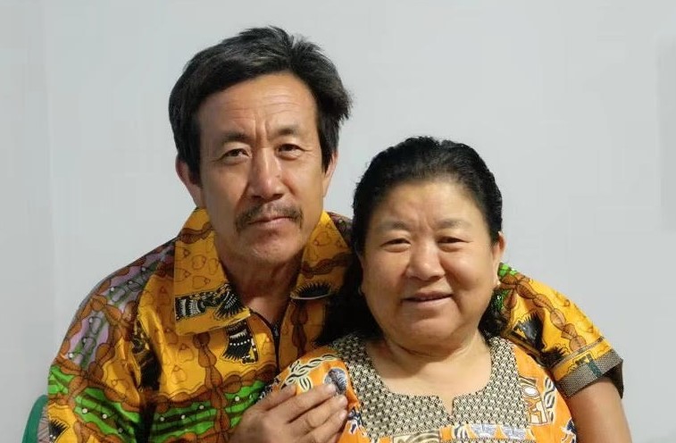 遼寧省朝陽縣常相民和妻子陳淑華攝於2013年底。（Christy Chang提供）