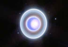 NASA公布天王星新照 光環與衛星清晰亮麗