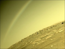 火星天上有「彩虹」？美太空總署解畫