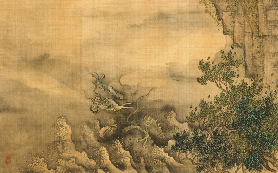 古籍中關於龍的記載：清代眾官員洪澤湖見龍
