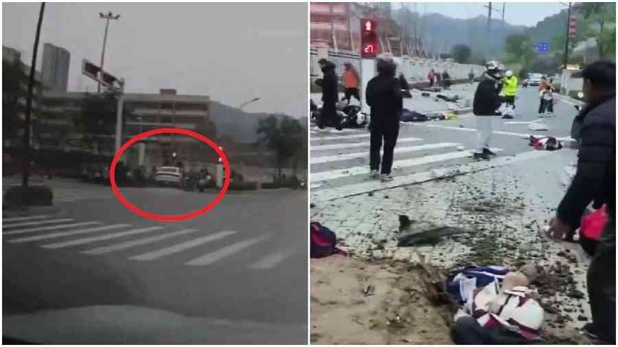 四中全會期間 湖北爆車撞小學生慘案