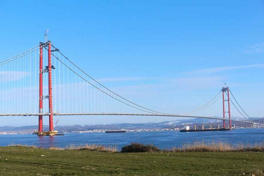 跨歐亞兩洲 世界主跨最長吊橋在土耳其啟用