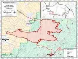 大峽谷野火勢頭未減 持續延燒 當局呼籲避開
