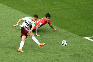 世界盃F組第二輪 南韓1：2敗於墨西哥