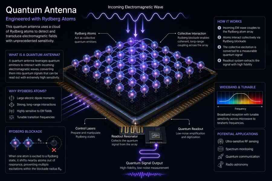 新型量子射頻系統或將取代及超越傳統天線