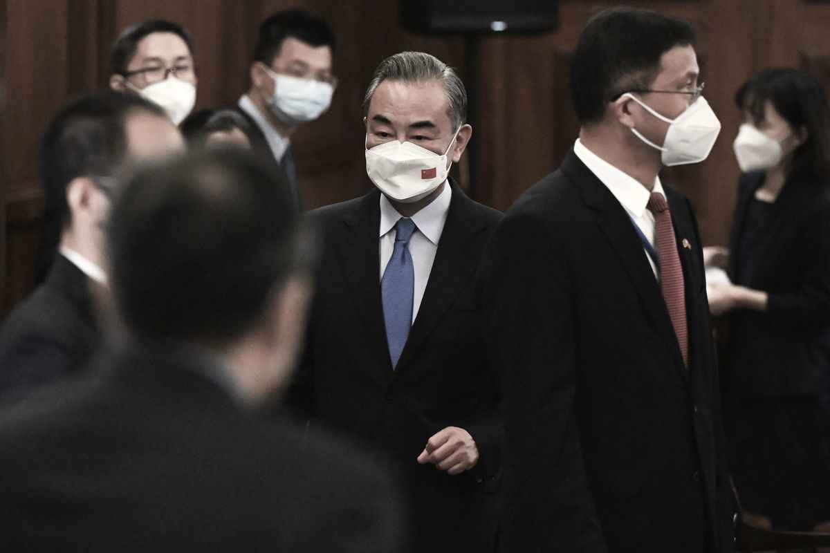 圖為中共外交部長王毅資料照。（IShara S. Kodikara/AFP via Getty Images）