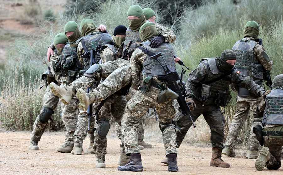 因應俄羅斯威脅 西班牙協助烏克蘭訓練士兵（多圖）
