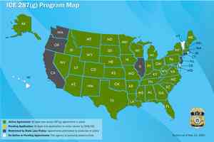 美國ICE與1000地方機構合作推進移民執法