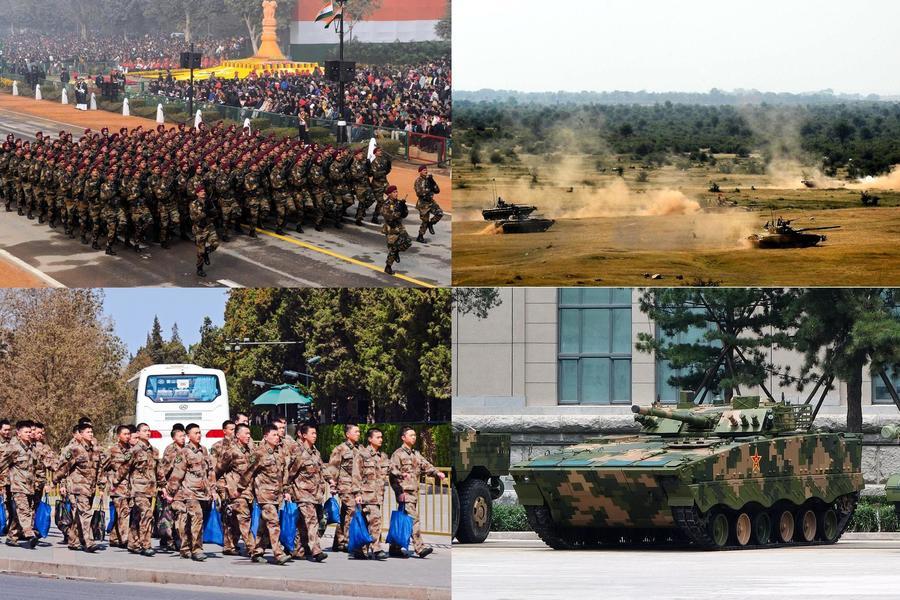 印度陸軍與中共軍方實力對比