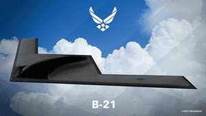 中美關係緊張之際 美軍B-21隱形轟炸機公開亮相