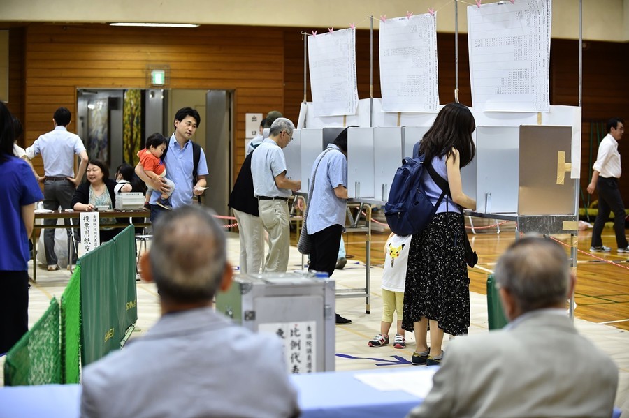 日本參院21日大選 執政聯盟拿到過半席次
