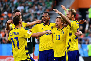 F組末輪：瑞典3球完勝墨西哥 攜手晉級
