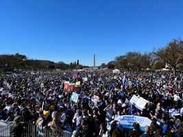 譴責反猶太主義 美國華盛頓集會20萬人