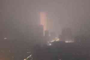 湖南岳陽煙霧濔漫 市民出現頭暈咳嗽症狀