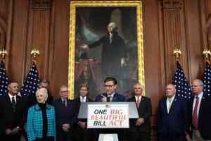 眾院領導人承諾國慶前通過參院版大而美法案