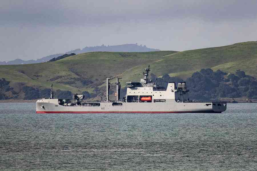 紐西蘭海軍艦艇本月罕見通過台灣海峽