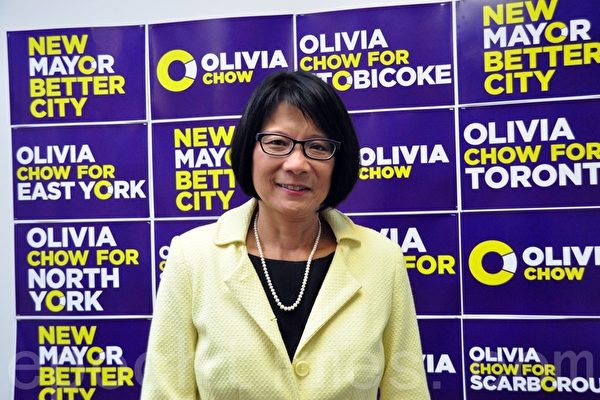 Olivia Chow贏得補選 成多倫多史上首位香港裔市長