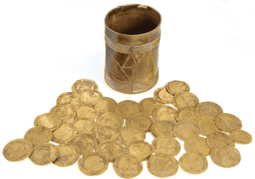 英夫婦廚房地下挖出大批稀有金幣 估價25萬