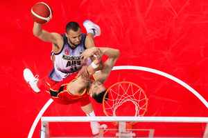 中國男籃不敵塞爾維亞隊 創世界盃最大輸球分差