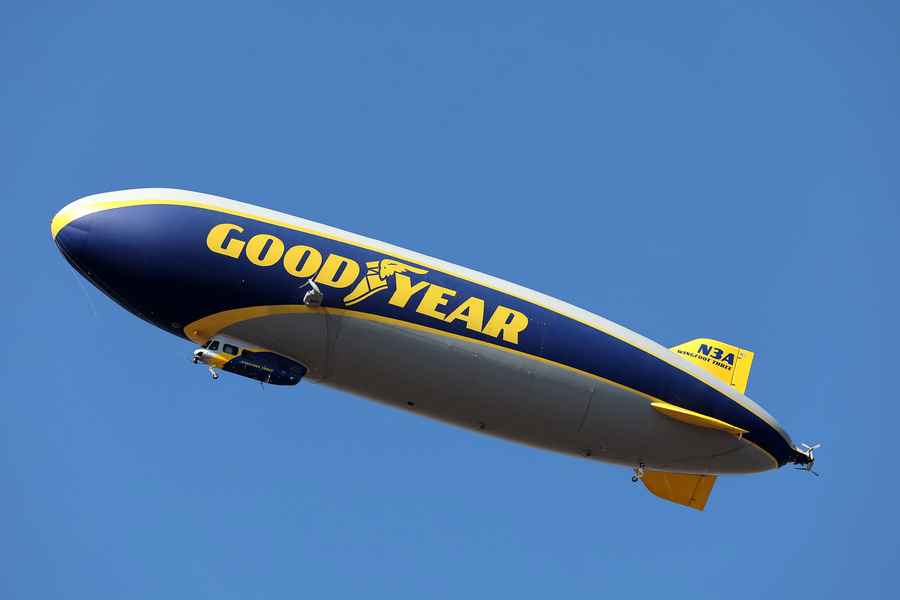 【每日品牌】慶祝誕生100年 輪胎巨頭Goodyear飛艇開啟空中巡遊