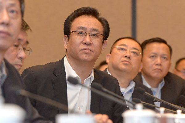 2017年6月5日恒大董事局主席許家印在武漢市參加會議。（STR/AFP）