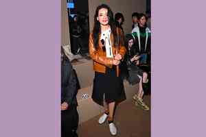 舒淇以短髮造型亮相時裝周 自曝睡眠不足頻出錯