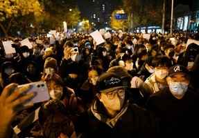 中國抗議潮風起雲湧 美、英及聯合國表支持
